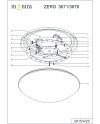 ***OFER/DES*** ZERO * PLAFÓN LED REDONDO 50 CM - 5500K - LUZ FRIA